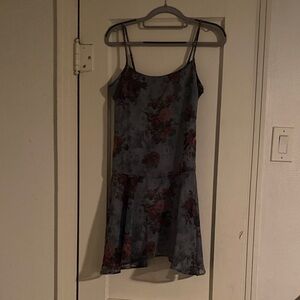 Madden Girl Floral Dress - Blue and Red